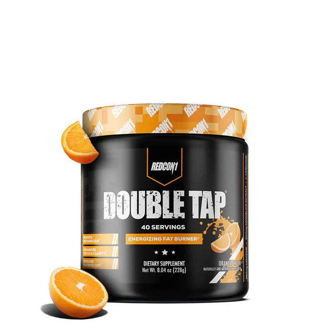Supplément Redcon1 Double Tap 232 g, brûleur de graisse énergisant et efficace