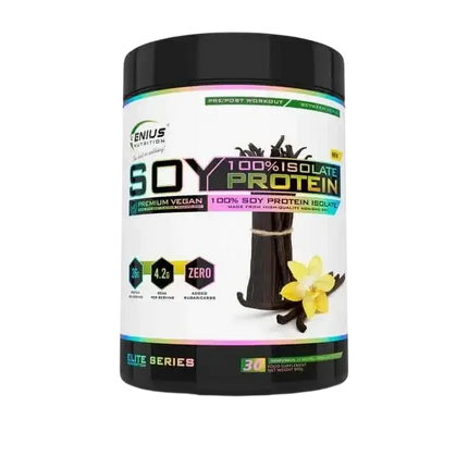 Soy Protein Isolate 900g Vanille Genius Nutrition France