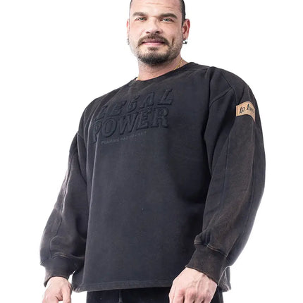 Sweater Legal Power Stonewashed brushed inside Ottomix