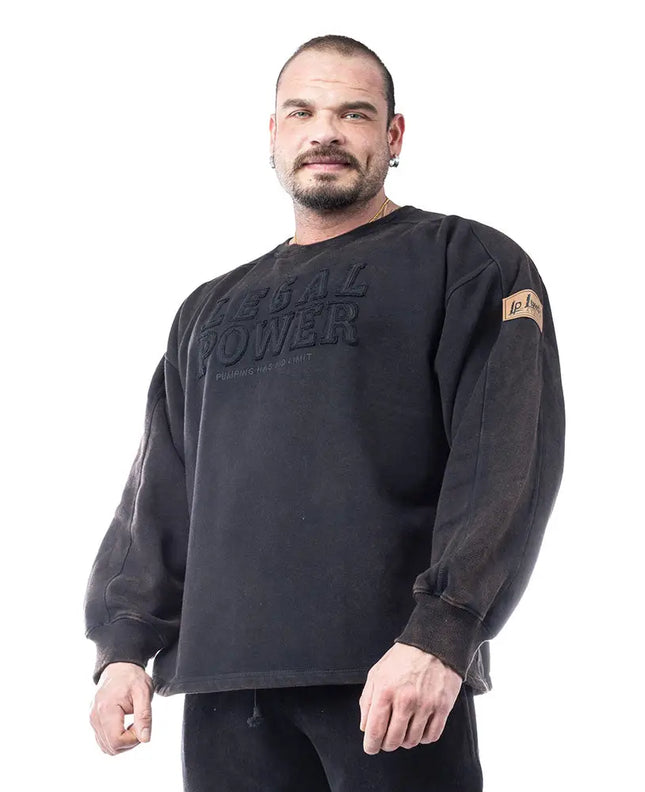 Sweater Legal Power Stonewashed brushed inside Ottomix