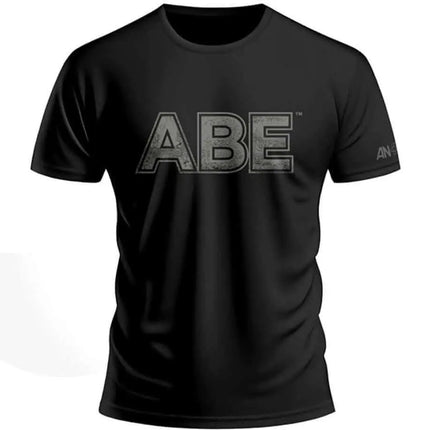 Applied Nutrition ABE T-Shirt Black - Un t-shirt respirant pour les athlètes exigeants et les amateurs de fitness. Coté Face