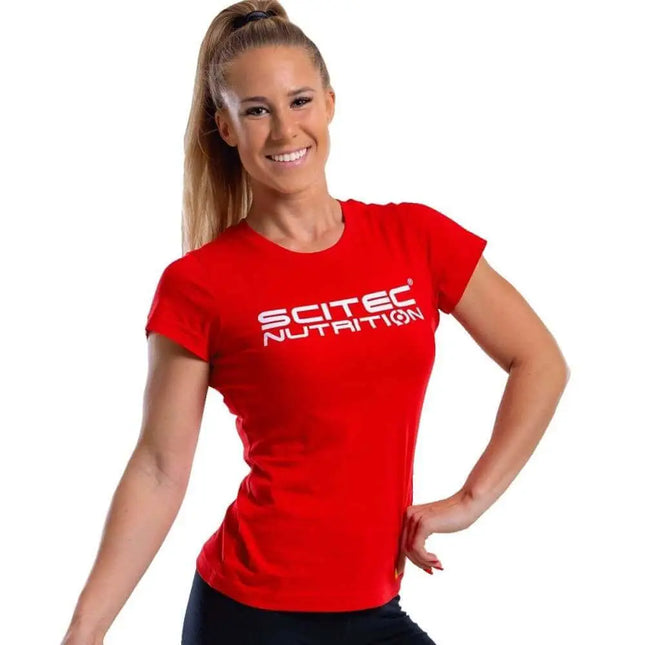 SCITEC NUTRITION S T-Shirt Scitec Rouge Femme