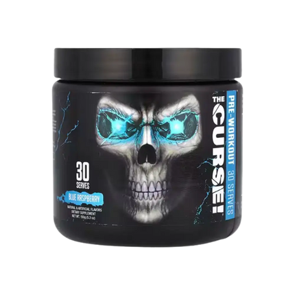 Booster pré-workout The Curse JNX Sports saveur Blue Raspberry – 30 doses 150g