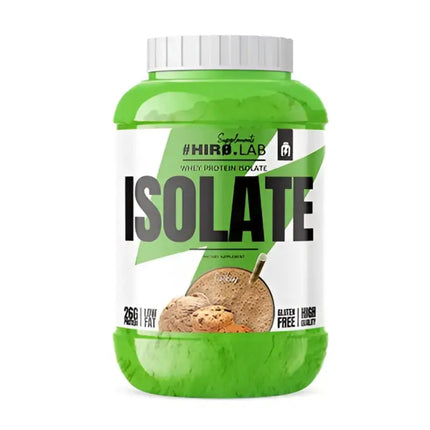 Whey Isolate 1800g HIRO.LAB saveur cookies – protéine rapide pour récupération musculaire