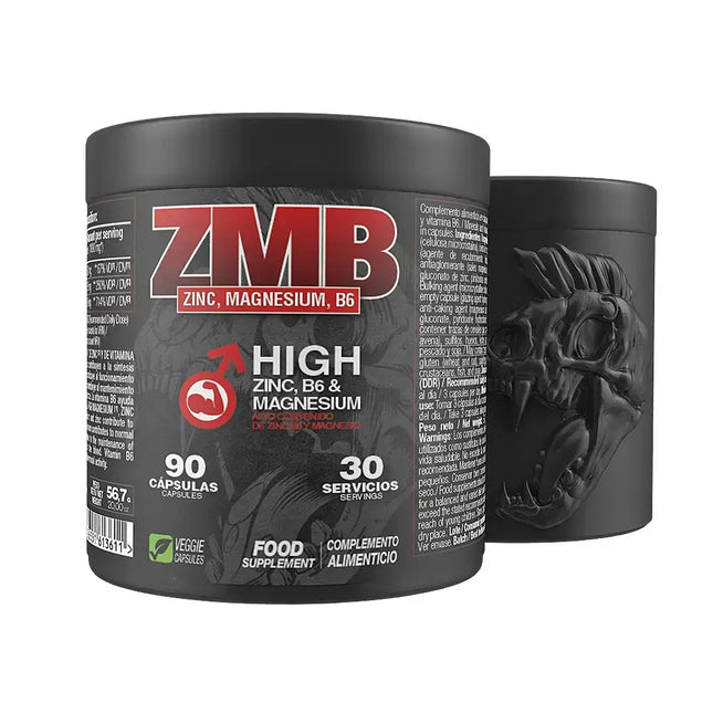 Complément alimentaire ZMA ZMB 90 Capsules pour récupération musculaire et aide à réduire la fatigue